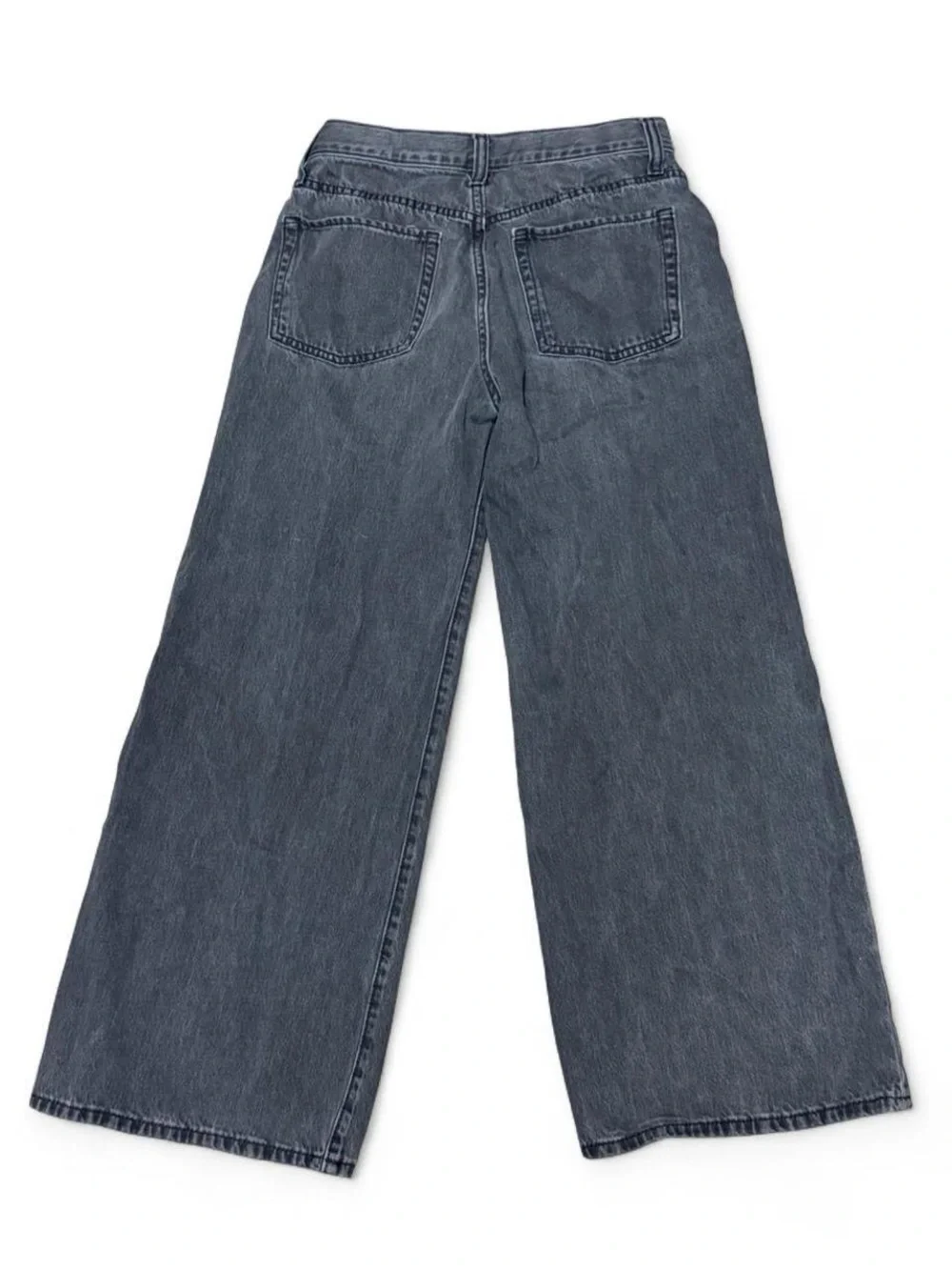 Old Navy Girls 14 Black Super Baggy Wide Leg Jeans